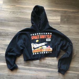 NASA Space Shuttle Cropped Sweatshirt